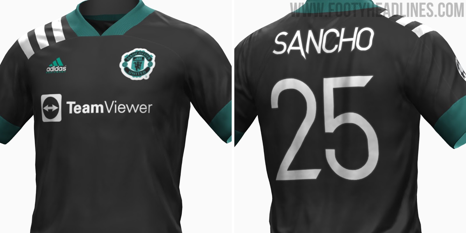 Adidas Manchester United 21 22 EQT Third Concept Kit Footy Headlines